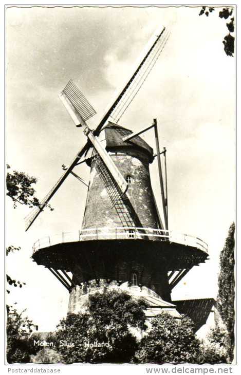 Molen, Sluis Holland - & Windmill - Sluis