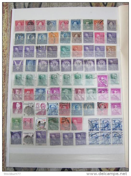 USA, Perfin, 82 Stamps - Zähnungen (Perfins)