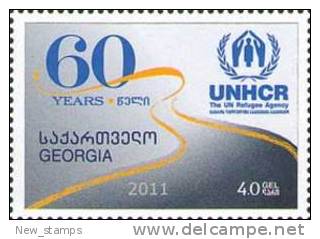 Georgia 2012 60th Ann. Of The UN Refuges Agency 1v MNH - Georgia