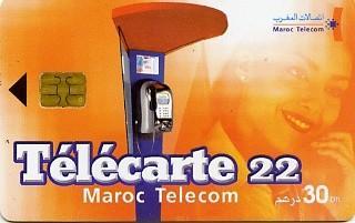 @+ Maroc - 22U Serie 5005 - Date 02/03 - Puce SIE35 - Maroc