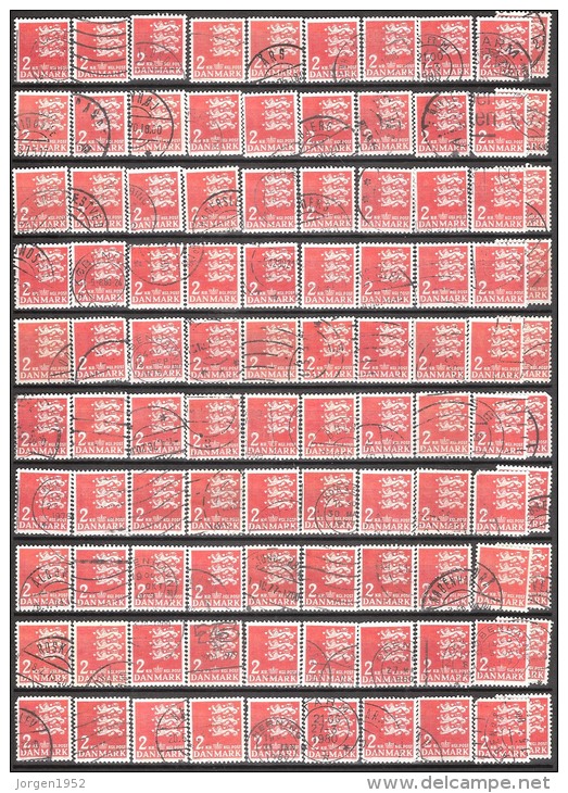 DENMARK # STAMPS FROM YEAR 1947 + 1969 (Stamping, Cities, And Study) - Verzamelingen