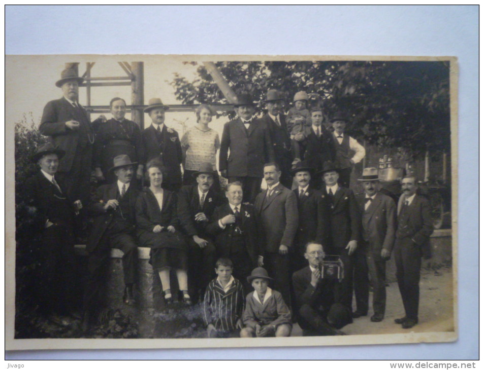 PALEZIEUX :  Carte  PHOTO  1925 - Palézieux