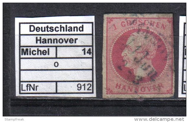 Hannover Mi. 14 Gestempelt - Hannover