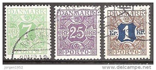 DENMARK #  PORTO  STAMPS FROM YEAR 1926-1927 - Segnatasse