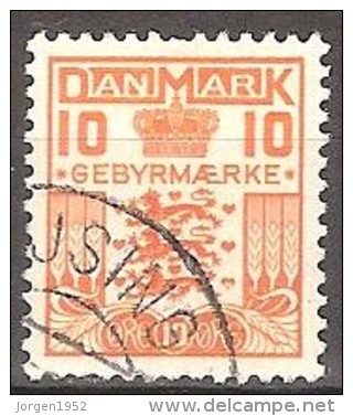 DENMARK #  GEBYR  STAMPS FROM YEAR 1934 - Postage Due