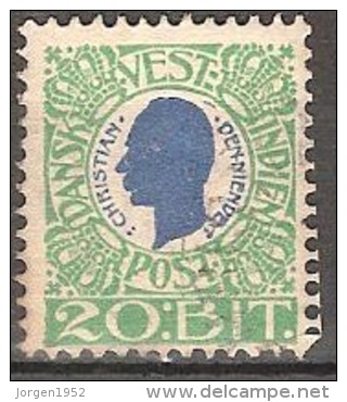 DENMARK #WEST INDIES STAMP FROM YEAR 1905 - Denmark (West Indies)