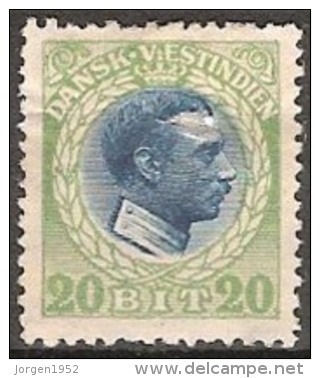 DENMARK #WEST INDIES STAMP FROM YEAR 1915 - Denmark (West Indies)