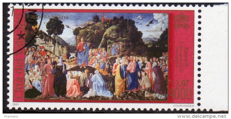 PIA  -  VATICANO - 2001 : I Capolavori Del 400 : La Cappella Sistina Restaurata -   (SASSONE  1224-27) - Used Stamps