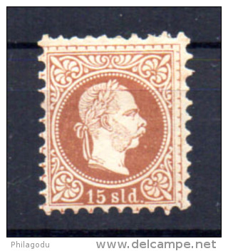 1867 Levant Autrichien,  5 Sld  François-Joseph,  5 *, - Levante-Marken