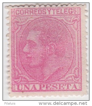 01910 Espa&ntilde;a Edifil 207 (*) Cat. Eur. 188,- - Nuevos