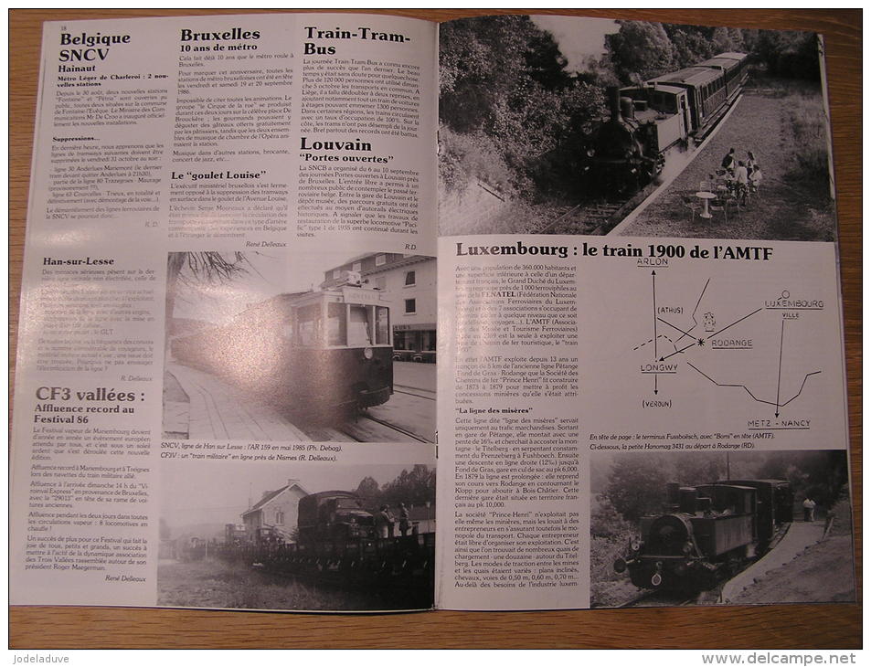 VOIE ETROITE N° 97 Revue APPEVA Train Tram Autorail Chemins De Fer Tramways 3 Vallées Han Charlannes Carmaux - Bahnwesen & Tramways