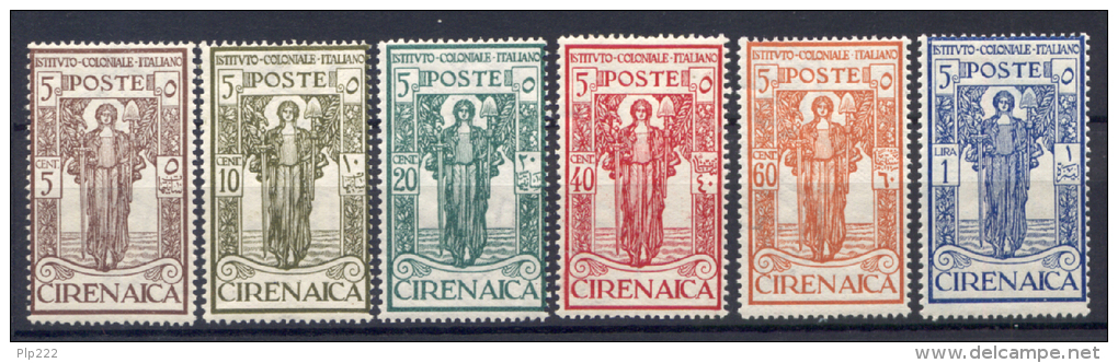 Cirenaica 1926 Sass.32/37 **/MNH VF/F - Cirenaica