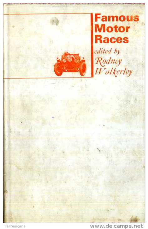 RODNEY WALKERLEY FAMOUS MOTOR RACES 1902 - 1903 MBC LONDON 1965 GORDON BENNET TARGA FLORIO LE MANS - 1950-Heden