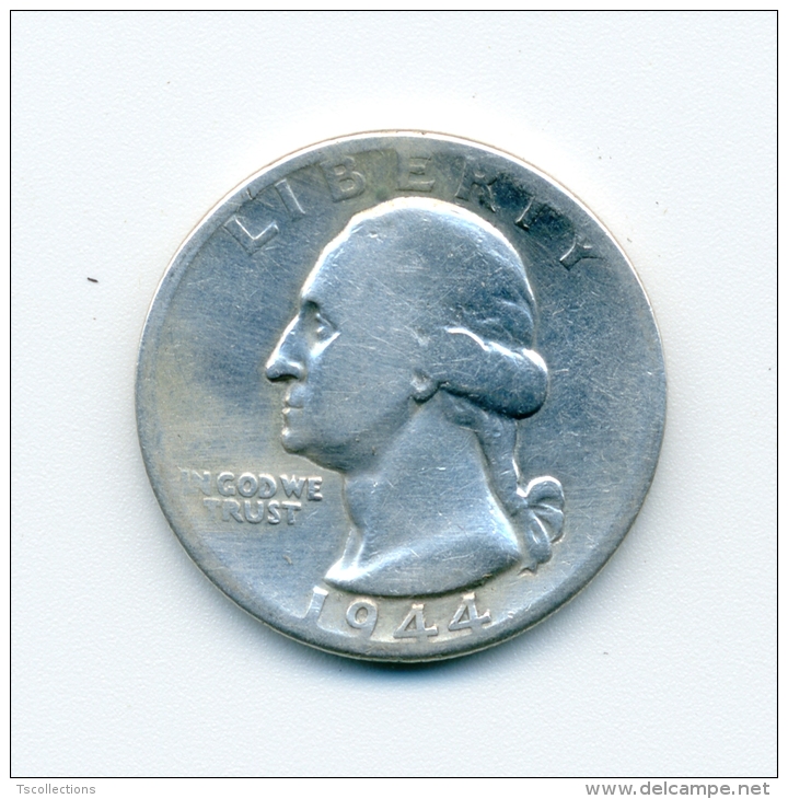 Etats Unis Quarter Dollar 1944 - 1932-1998: Washington