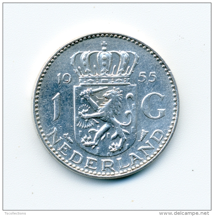 Pays Bas 1 Gulden 1955 - 1948-1980 : Juliana