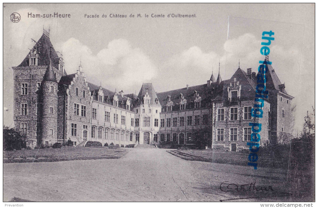 HAM-SUR-HEURE - Façade Du Château De M. Le Comte D'Oultremont - Ham-sur-Heure-Nalinnes