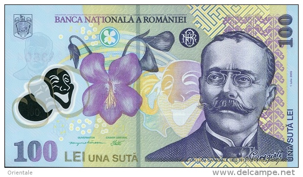 ROMANIA P. 121d 100 L 2008 UNC - Romania