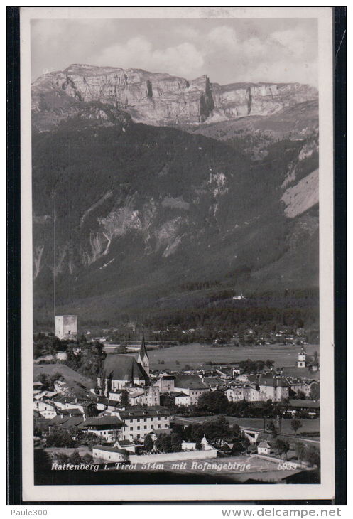 Rattenberg - Ortsansicht Mit Rofangebirge - 1939 - Rattenberg