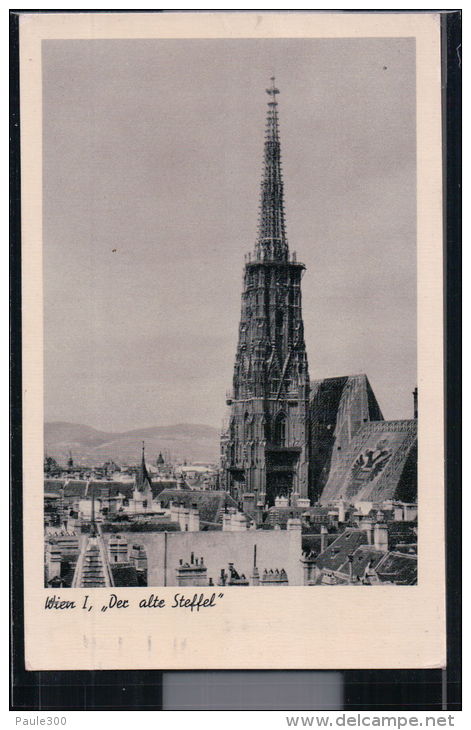 Wien - Der Alte Steffel - Feldpost 1939 - Kirchen