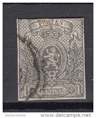 Belgie -  Belgique Ocb Nr :  22a    (zie  Scan) Petit Aminci - 1866-1867 Petit Lion