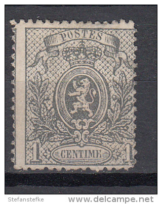 Belgie -  Belgique Ocb Nr :  23 (*) Sans Gomme    (zie  Scan) - 1866-1867 Coat Of Arms