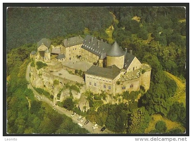 SCHLOSS WALDECK Luftbild Hessen 1988 - Waldeck