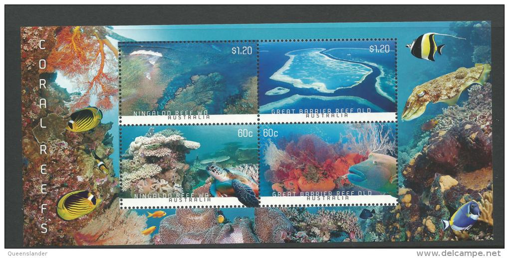 2013 Coral Reefs Mini Sheet  Complete Mint Never Hinged As Purchased From The Post Office Value Buying. - Blocks & Sheetlets