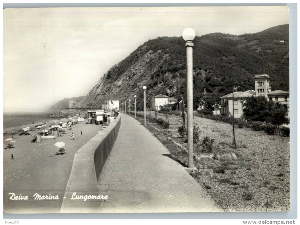 DEIVA MARINA (La Spezia) - LUNGOMARE - VIAGGIATA 1956 - La Spezia