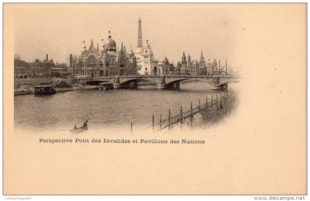5 BELLES CPA EXPOSITION UNIVERSELLE DE PARIS EN 1900 - Expositions