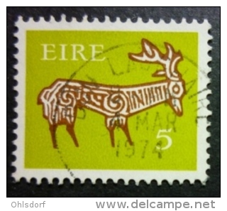 EIRE 1971: YT 260 / Mi 258 X / Hib D59 / Sc 298 / SG 295, Wmk E, PERFIN, O - FREE SHIPPING ABOVE 10 EURO - Usati