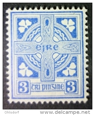EIRE 1941-44: YT 83 / Mi 76 I X / Hib D24 I / Sc 114 / SG 119, Wmk E, ** MNH - FREE SHIPPING ABOVE 10 EURO - Unused Stamps