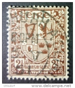 EIRE 1941-44: YT 82 / Mi 75 X / Hib D20 / Sc 110 / SG 115, O - FREE SHIPPING ABOVE 10 EURO - Oblitérés