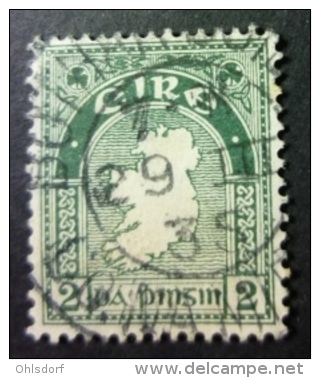 EIRE 1941-44: YT 81 / Mi 74 A / Hib D19 Wa, Wmk E Inverted, O - FREE SHIPPING ABOVE 10 EURO - Oblitérés