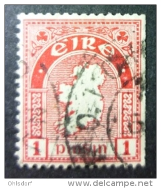 EIRE 1941-44: YT 79 / Mi 72 A / Hib D17 Wa, Wmk E Inverted, O - FREE SHIPPING ABOVE 10 EURO - Gebraucht