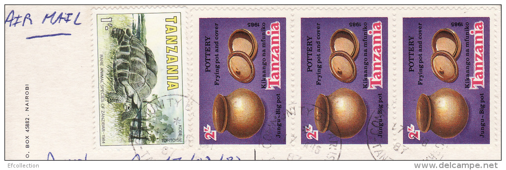 Tanzanie Tanzania Afrique De L´Est Océan Indien Danse Africaine Guerrier Beaux Timbres Stamp 2 Scans Editions Sapra Rare - Tanzania