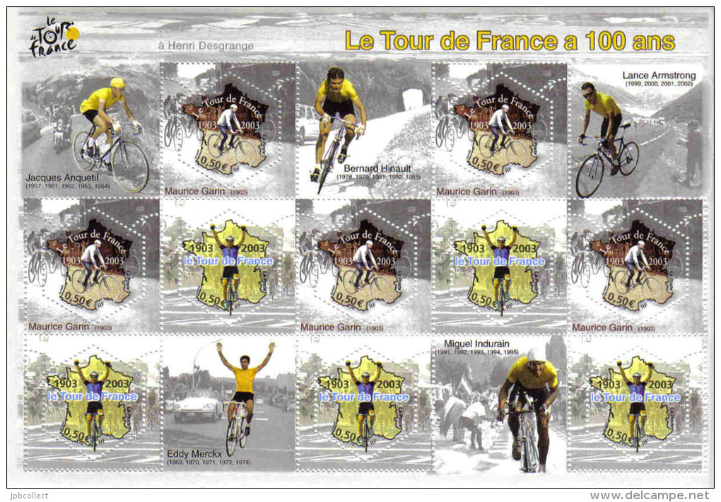 Bloc N° 59 Le Tour De France A 100 Ans (Neuf) - Mint/Hinged