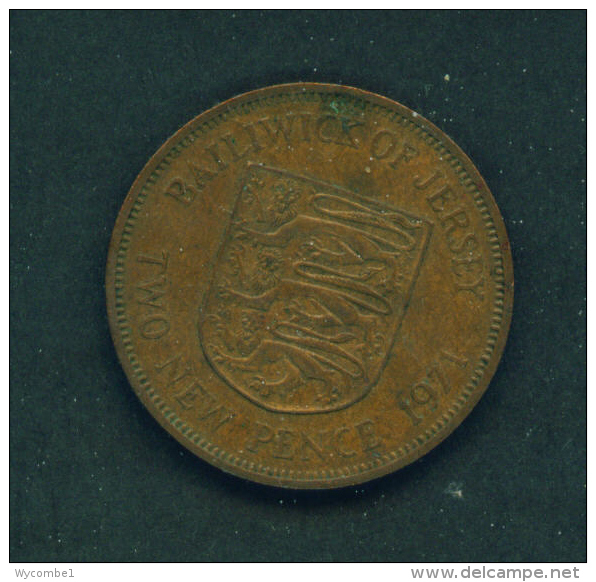 JERSEY - 1971  2p  Circulated - Jersey