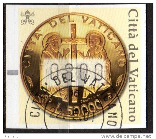 PIA  -  VATICANO  -  2000  : Francobolli  Automatici  - Monete D´oro Emesse Dal 1996 Al 2000   (SAS  6-10 ) - Used Stamps