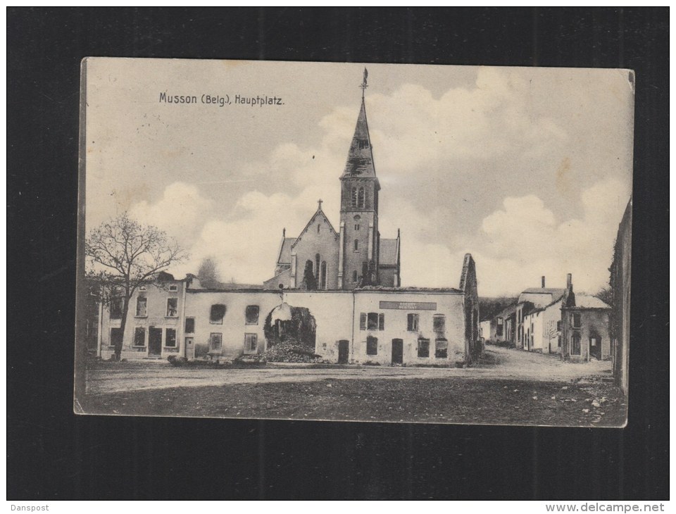 AK Musson Hauptplatz 1915 - Musson