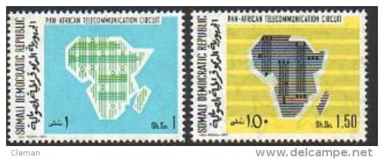 Somalia - 1971 PanafricaTelecommunications/Panafrika Weltfernmeldetag ** - Somalia (1960-...)