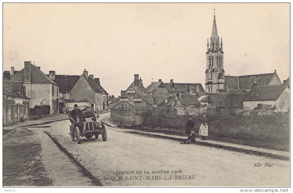 72 - Circuit De La Sarthe 1906 (Le Mans) - La Sortie De Saint-Mars-la-Brière - Le Mans