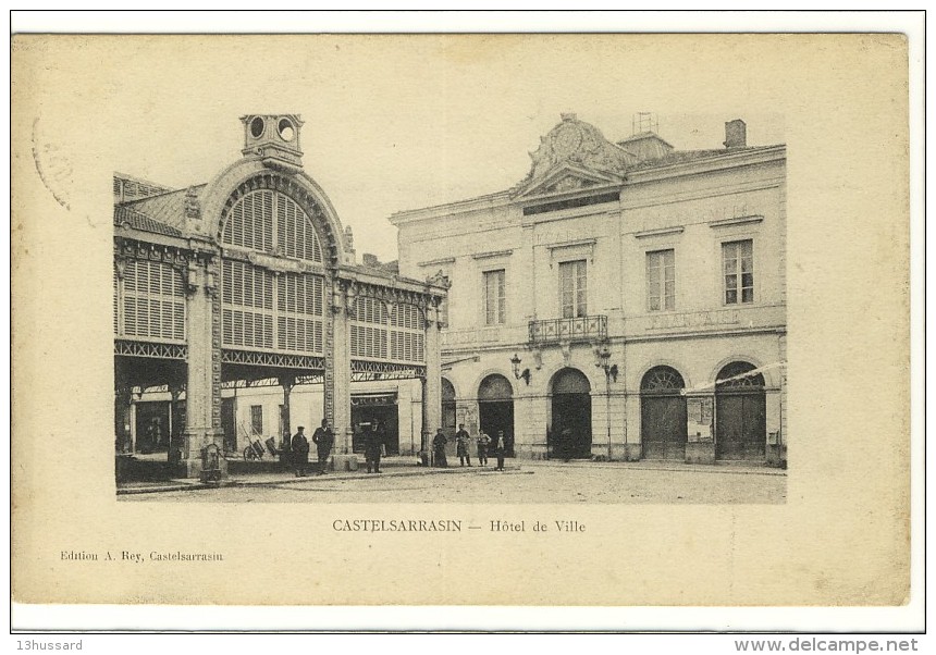 Carte Postale Ancienne Castelsarrazin - Hôtel De Ville - Castelsarrasin