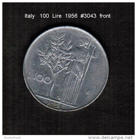 ITALY    100  LIRE  1956  (KM # 96) - 100 Lire