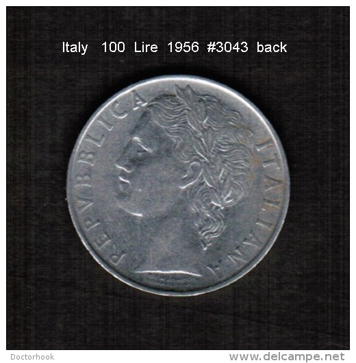 ITALY    100  LIRE  1956  (KM # 96) - 100 Lire