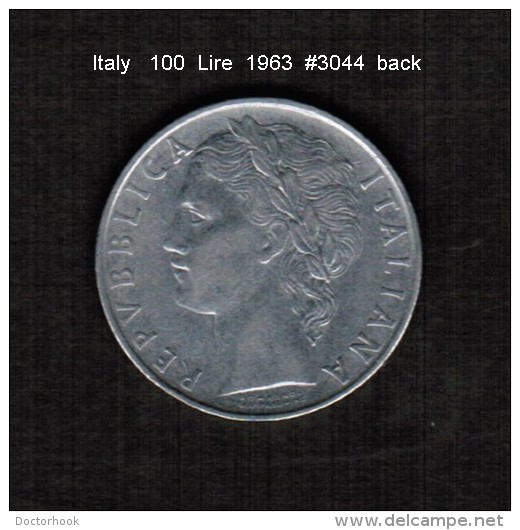 ITALY    100  LIRE  1963  (KM # 96) - 100 Lire