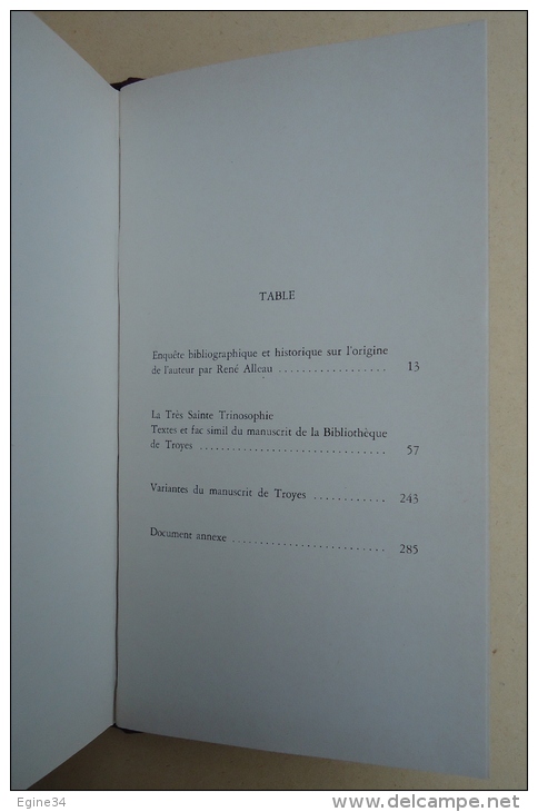 Comte De Saint-Germain - La Très Sainte Trinosophie - Bibliotheca Hèrmetica Alchimie-Astrologie-Magie - Esotérisme