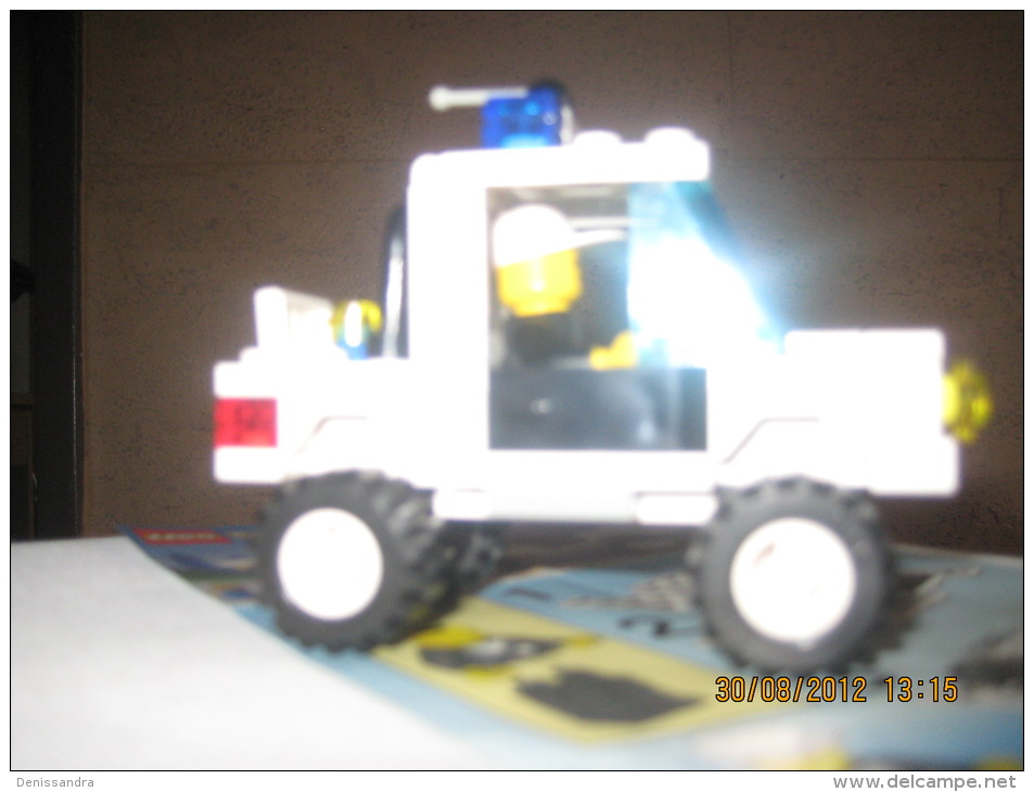 Lego 6533 Jeep De Police Avec Plan 100 % Complet Voir Scan - Lego System