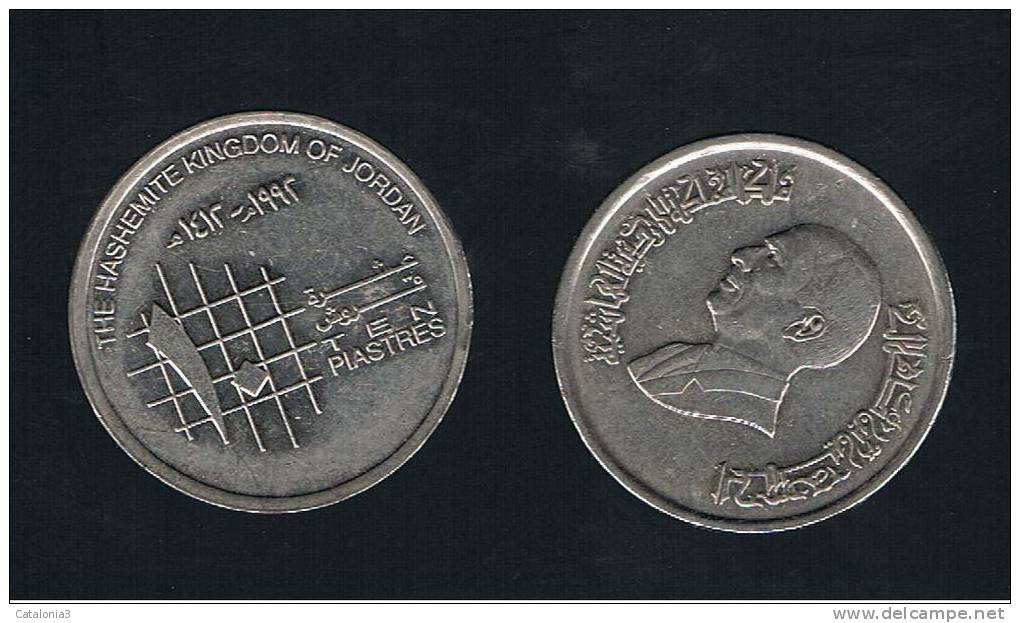 JORDANIA - 10 Piastres  1992  KM55 - Jordanien