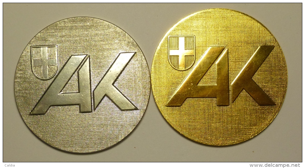 Autriche Austria Österreich 1980 "Service Medal In National Economy " 25 & 35 Years " VOLKSWIRTSCHAFT " - Austria