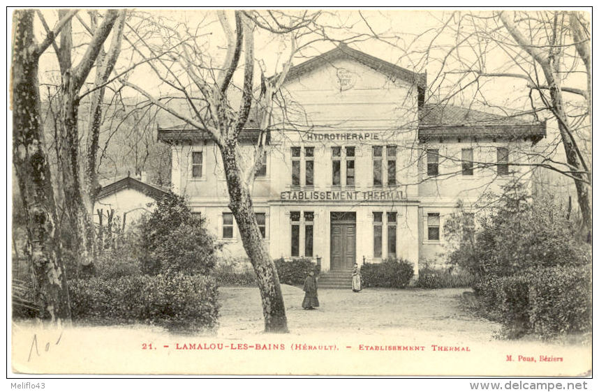 34/CPA - Lamalou Les Bains - Etablissement Thermal - Lamalou Les Bains